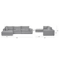 Gaba Gull Gary Modular Left Sectional Sofa